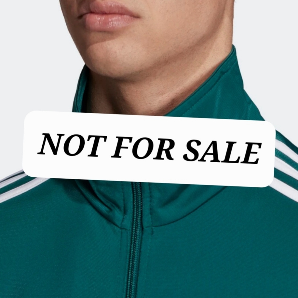 Adidas green track jacket Size M, great condition